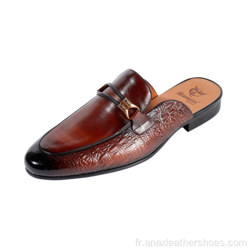 Nouveau style respirant mode hommes chaussures en cuir